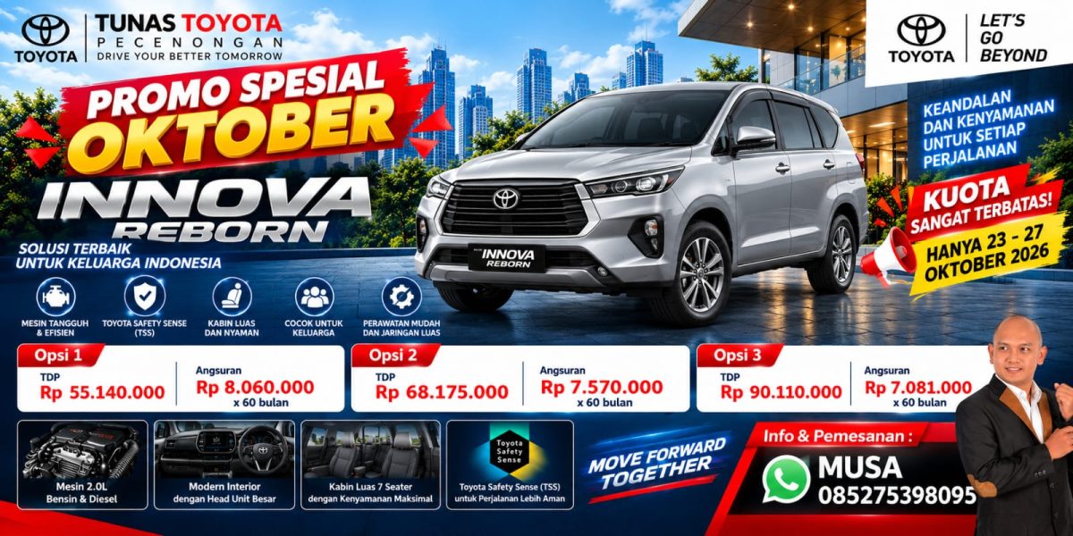 Promo Toyota Innova Reborn Oktober Banner
